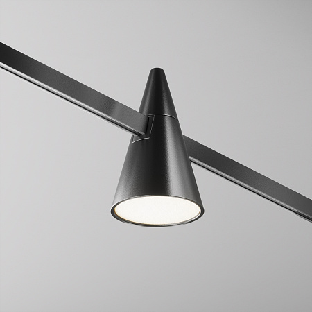 Трековый магнитный светодиодный светильник Maytoni Flarity Keila TR146-1-5W3K-B Трековый магнитный светодиодный светильник Maytoni Flarity Keila TR146-1-5W3K-B