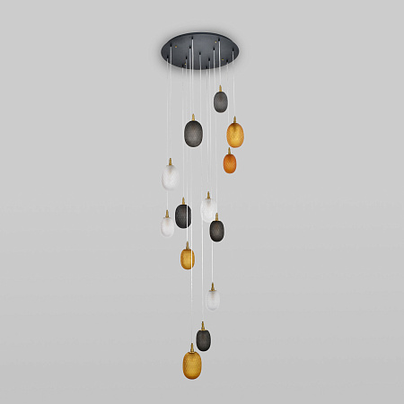 Люстра подвесная Eurosvet Pineapple 50266 черный (a066528)