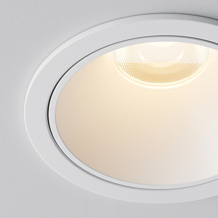 Светильник встраиваемый светодиодный Maytoni Alfa LED DL043-01-10W3K-RD-W-1