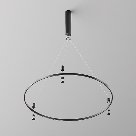 Шинопровод магнитный Maytoni Flarity TRX154-R-D800-B Шинопровод магнитный Maytoni Flarity TRX154-R-D800-B