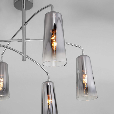 Люстра на штанге Eurosvet Omber 70137/6 хром a057694