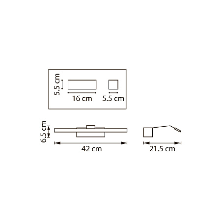 Бра Lightstar Muro Spec 808687-3 Бра Lightstar Muro Spec 808687-3