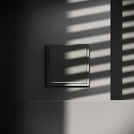 Выключатель встраиваемый VOLTUM S70 одноклавишный с подсветкой (титан) VLS010206 Выключатель встраиваемый VOLTUM S70 одноклавишный с подсветкой (титан) VLS010206