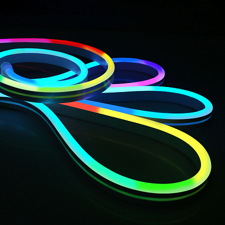 Набор гибкого неона RGB односторонний мульти, 5м Elektrostandard SLS 02 RGB IP 65 a049856 Набор гибкого неона RGB односторонний мульти, 5м Elektrostandard SLS 02 RGB IP 65 a049856