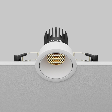 Светильник встраиваемый светодиодный Maytoni Dip DL115-10W-2.7K-W