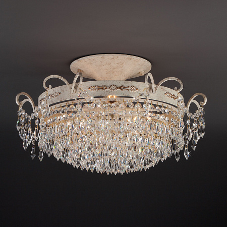 Люстра потолочная хрустальная Bogates Empress 305/6 золото, белый (00000084613) Люстра потолочная хрустальная Bogates Empress 305/6 золото, белый (00000084613)