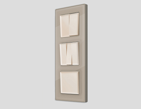 Комплект механизма 1-клавишного выключателя Ambrella Volt ALFA MA321010 Комплект механизма 1-клавишного выключателя Ambrella Volt ALFA MA321010