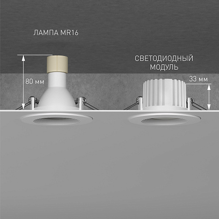 Умный светодиодный модуль 7W 2700-6500K 113° CCT+DIM Elektrostandard BMGU1005 белый a071264