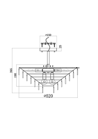 Хрустальная люстра Maytoni Mazzo MOD130CL-11G