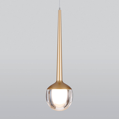 Светильник подвесной светодиодный Elektrostandard DLS028 6W 4200K золото a047770