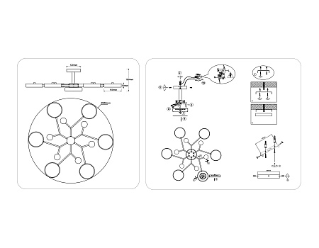 Люстра потолочная светодиодная Ambrella light FL4866 Люстра потолочная светодиодная Ambrella light FL4866