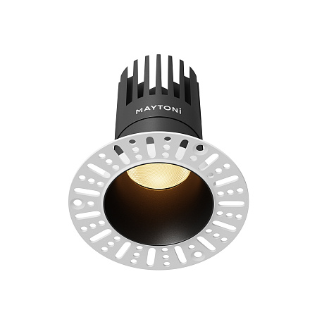 Светильник встраиваемый светодиодный Maytoni Dip DL122-15W-2.7K-TRS-B