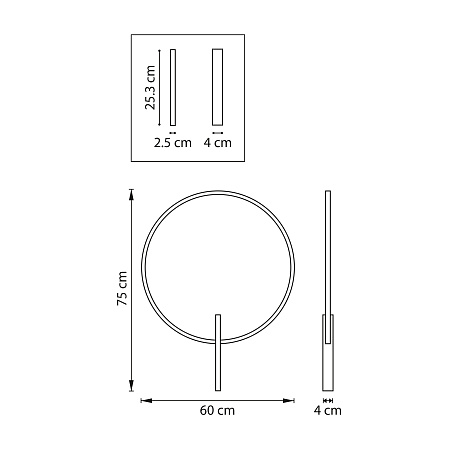 Светильник настенный светодиодный Lightstar Undine 738567 Светильник настенный светодиодный Lightstar Undine 738567