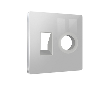 Лицевая панель ALFA для компьютерной/телефонной + TV розетки Ambrella Volt ALFA AP4125 Лицевая панель ALFA для компьютерной/телефонной + TV розетки Ambrella Volt ALFA AP4125