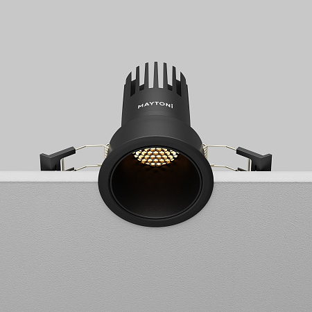 Светильник встраиваемый светодиодный Maytoni Dip DL116-10W-2.7K-B
