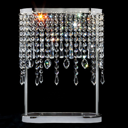 Настольная лампа светодидная Eurosvet Sicilia 80413/1 хром Настольная лампа светодидная Eurosvet Sicilia 80413/1 хром