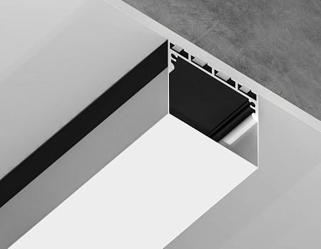 Профиль алюминиевый накладной/подвесной 42*45 "Profile System" Ambrella light Illumination GP3070BK Профиль алюминиевый накладной/подвесной 42*45 "Profile System" Ambrella light Illumination GP3070BK