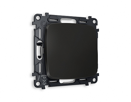 Комплект механизма 1-клавишного выключателя Ambrella Volt OMEGA MO801010 Комплект механизма 1-клавишного выключателя Ambrella Volt OMEGA MO801010