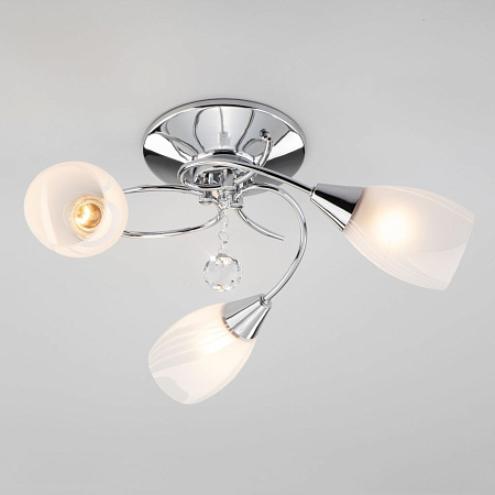 Потолочная люстра Eurosvet Virginia 30100/3 хром 00000077162 Потолочная люстра Eurosvet Virginia 30100/3 хром 00000077162