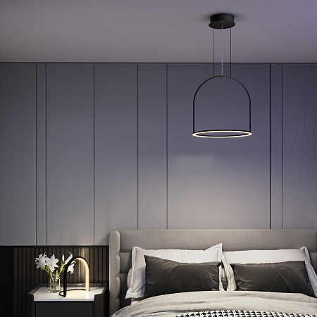 Настольная лампа светодиодная Eurosvet Over 608051 LED черный a071222 Настольная лампа светодиодная Eurosvet Over 608051 LED черный a071222