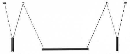 Трековый светодиодный светильник для ременной системы Kink Light Сатори 6421-2/6430K,19