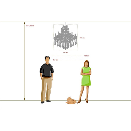 Люстра хрустальная Chiaro Одетта 405010316 Люстра хрустальная Chiaro Одетта 405010316