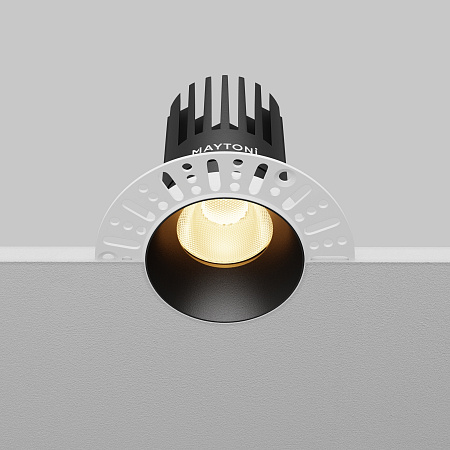 Светильник встраиваемый светодиодный Maytoni Dip DL121-15W-2.7K-TRS-B