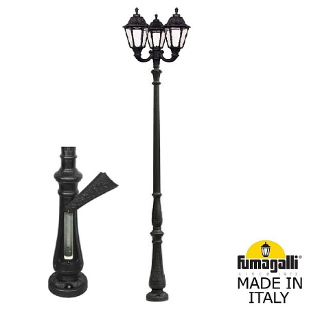 Парковый светильник FUMAGALLI TABOR OFIR/NOEMI 3L E35.205.R30.AXH27 Парковый светильник FUMAGALLI TABOR OFIR/NOEMI 3L E35.205.R30.AXH27