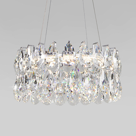Люстра подвесная светодидная Bogates Marvel 90370/1 Strotskis хром Люстра подвесная светодидная Bogates Marvel 90370/1 Strotskis хром