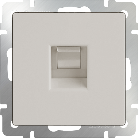 Розетка Ethernet RJ-45 слоновая кость Werkel W1181003 4690389155857 a051467