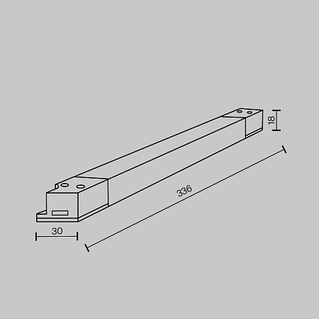 Блок питания TRIAC 100Вт 24В IP20 Maytoni Lighting control 734010