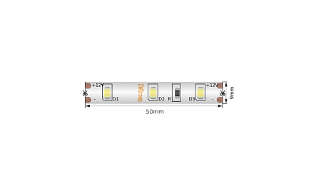 Светодиодная лента 3М 4,8Вт/м 12V IP66 SWG SWG260-12-4.8-WW-66-M