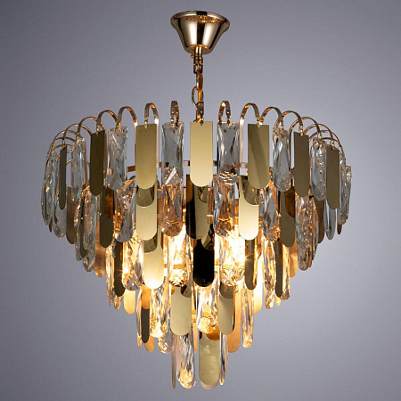 Каскадная люстра Arte Lamp Vivien A2719SP-6GO