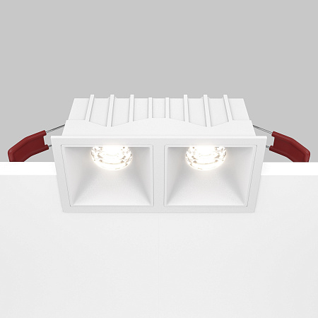 Светильник встраиваемый Maytoni Alfa LED DL043-02-10W4K-D-SQ-W