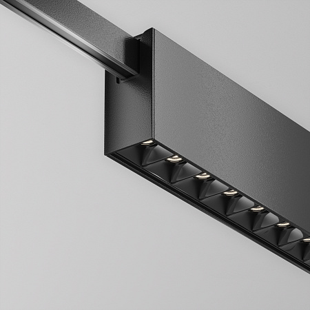 Трековый однофазный светодиодный светильник Maytoni Flarity Points TR150-1-12W4K-M-B