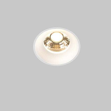 Светильник встраиваемый светодиодный Maytoni Round DL058-12W2.7K-TRS-W
