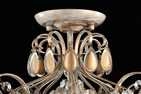 Хрустальная люстра Freya Chabrol FR2302-CL-04-WG Хрустальная люстра Freya Chabrol FR2302-CL-04-WG