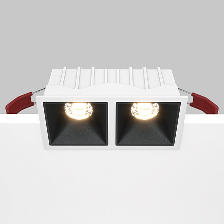 Модульный встраиваемый светодиодный светильник Maytoni Alfa LED DL043-02-10W3K-SQ-WB