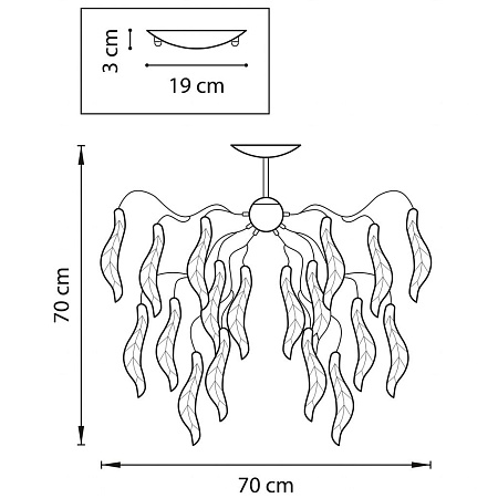 Потолочная люстра Lightstar Vetro colore 793125