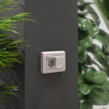 Розетка двойная влагозащищенная, с заземлением и с защитными крышками и шторками Werkel W1172213 a057289 Розетка двойная влагозащищенная, с заземлением и с защитными крышками и шторками Werkel W1172213 a057289