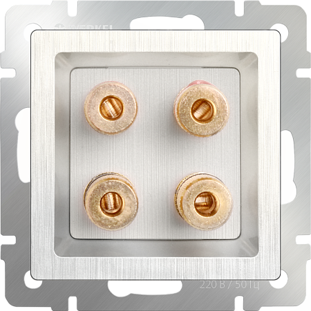 Акустическая розетка Werkel WL13-AUDIOx4 a040902
