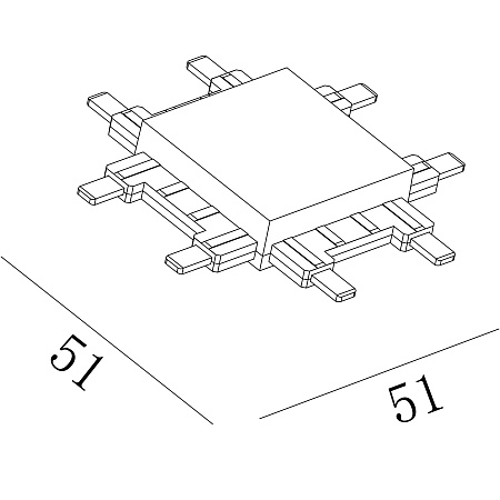 Коннектор системы SWG CN-SLIM-WH-X Коннектор системы SWG CN-SLIM-WH-X
