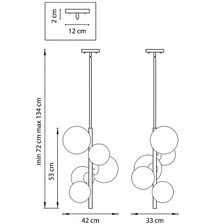 Подвесная люстра Lightstar Croco 815053 Подвесная люстра Lightstar Croco 815053