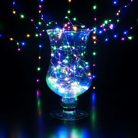 Гирлянда занавес "роса" мульти Eurosvet 200-006 a060419 Гирлянда занавес "роса" мульти Eurosvet 200-006 a060419