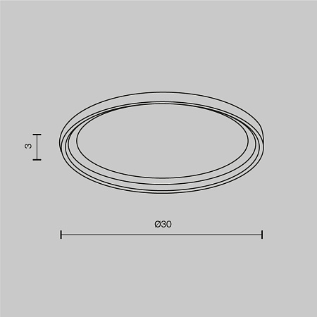 Кольцо для встраиваемого светильника Maytoni Accessories DLA110-B