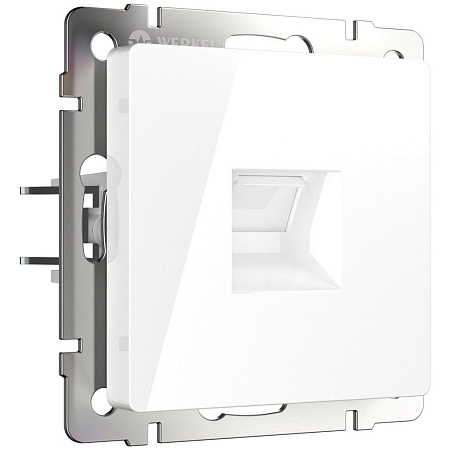 Розетка Ethernet RJ-45 белая Werkel W1181001 4690389155369 a051136