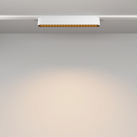 Трековый магнитный светодиодный светильник Maytoni Radity Basis Grid TR084-1-12W3K-W Трековый магнитный светодиодный светильник Maytoni Radity Basis Grid TR084-1-12W3K-W