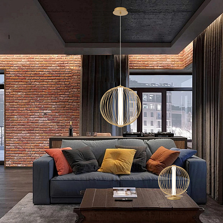 Настольная лампа светодиодная Crystal Lux SYNC LG18W LED GOLD