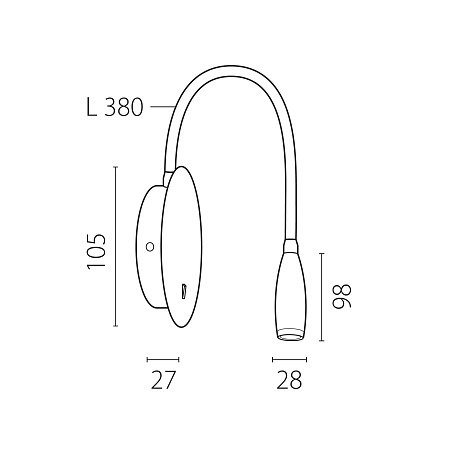Бра Lightstar Omega 200337 Бра Lightstar Omega 200337