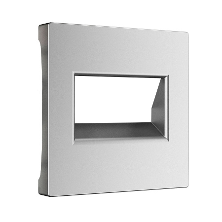 Накладка для двойной розетки Еthernet RJ-45 (серебряный матовый) Werkel W1191165 Накладка для двойной розетки Еthernet RJ-45 (серебряный матовый) Werkel W1191165